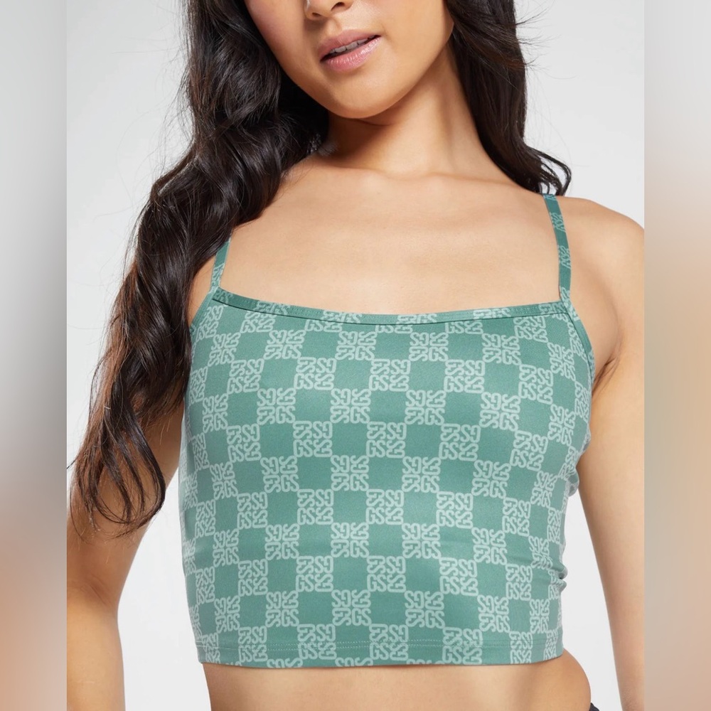 Gymshark Monogram Crop Cami Tank